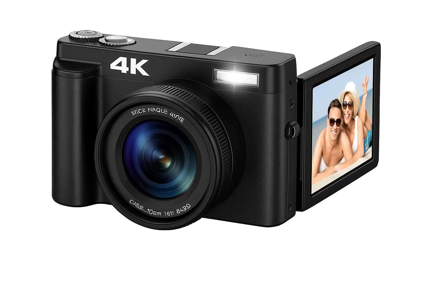 4K Vlogging Camcorder 48MP with HDMI Out — 18X Zoom