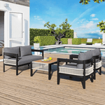 Patio Furniture and Outdoor table - gray