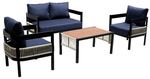 Patio Furniture and Outdoor table - blue