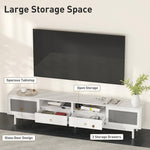 86.6" Modern TV Console - Fits 80 inch TV