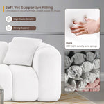84" Cloud Couch - Oversized Deep Seat 3-Seater Sofa