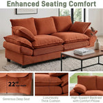 83" Corduroy Loveseat