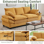 83" Corduroy Loveseat