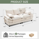 83" Corduroy Loveseat