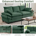 83" Corduroy Loveseat