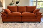 83" Corduroy Loveseat