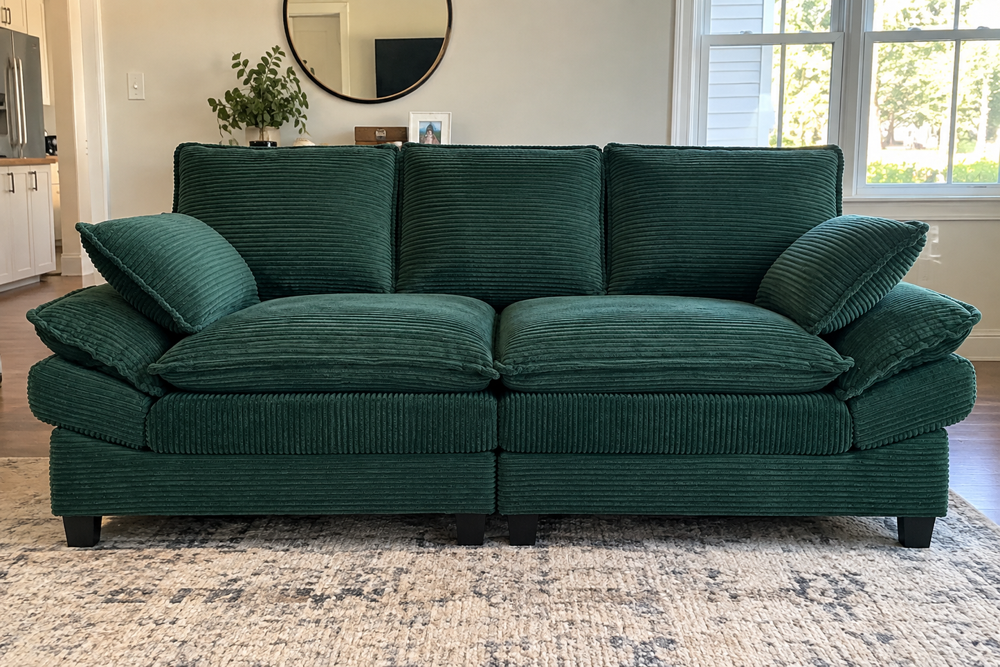 83" Corduroy Loveseat