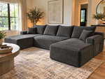 134" Cloud Sectional Sofa with U-Shape Chaise