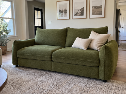 Spruce & Spring 2 Seat 90" Sofa with Flared Arms