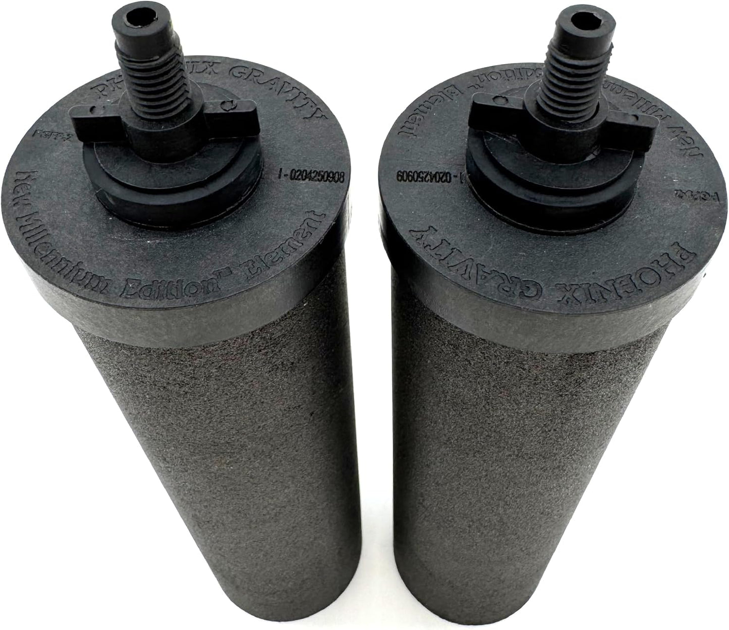 Combo Pack - 2 Berkey PF-2 Fluoride and Arsenic Reduction Elements + 2 NSF 42/372 Certified Phoenix Gravity New Millennium Edition Filter Elements
