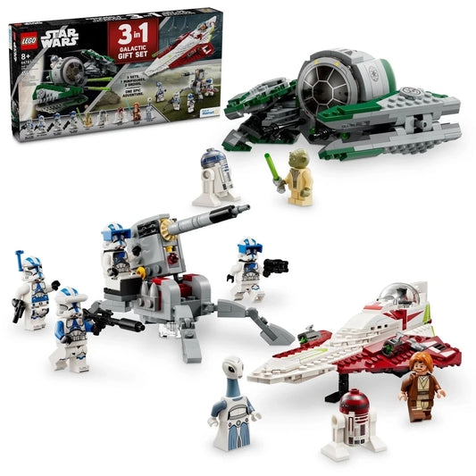 Lego Star Wars: Jedi Masters Gift Set | 66787 | 3 in 1 | 654 Pieces (Pack of 30)