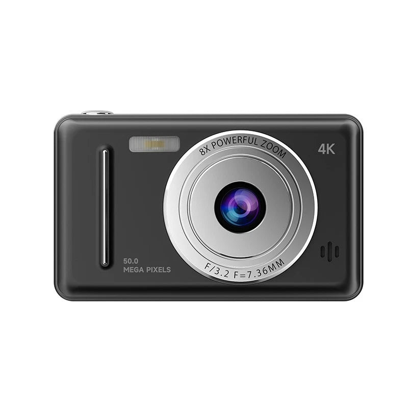Digital Camera with 32GB Card 50MP 1080P 2.4” Screen 8X Zoom Anti-Shake