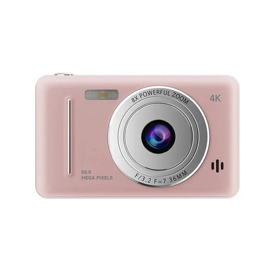 Digital Camera 50MP 1080P with 16X Zoom — Pink