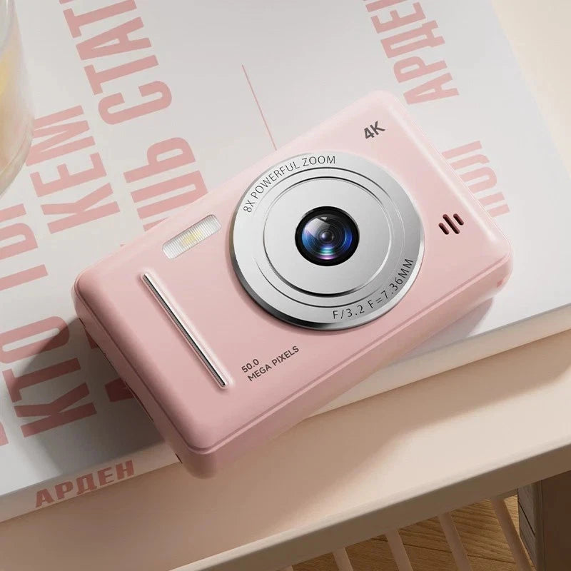 Digital Camera 50MP 1080P with 16X Zoom — Pink