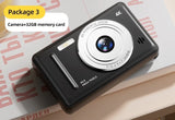 Digital Camera with 32GB Card 50MP 1080P 2.4” Screen 8X Zoom Anti-Shake