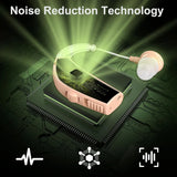 Pair Rechargeable Digital Invisible Hearing Aids Sound Voice Amplifier Mini BTE