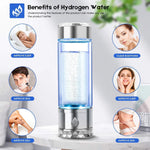 Portable Hydrogen Water Bottle 4000ppb - SPE PEM Technology 2025 NEW!