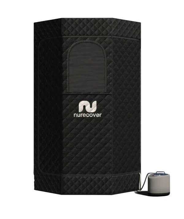 Infrared Sauna Portable Steam Sauna with Red Light Folding Chair Remote Control