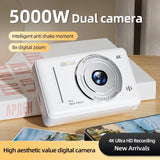 Digital Camera with 32GB Card 50MP 1080P 2.4” Screen 8X Zoom Anti-Shake