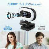 1080P Webcam HD USB PC Desktop Laptop Web Camera Microphone Video Record FHD OG