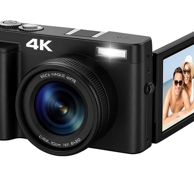 4K Vlogging Camcorder 48MP with HDMI Out — 18X Zoom