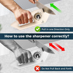 Knife Sharpener 5-Stage Adjustable Diamond Ceramic Steel for Chef Kitchen Knives