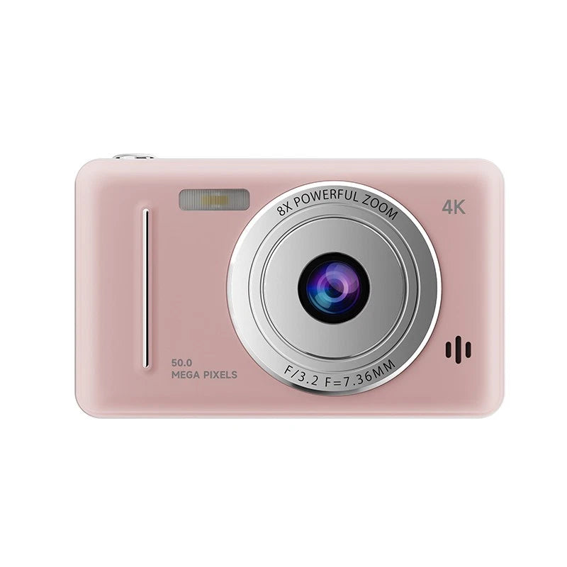 Digital Camera with 32GB Card 50MP 1080P 2.4” Screen 8X Zoom Anti-Shake