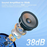 Pair Rechargeable Digital Invisible Hearing Aids Sound Voice Amplifier Mini BTE