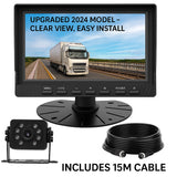 Wireless RV Backup Camera System 7'' 1080P HD Monitor Night Vision Waterproof
