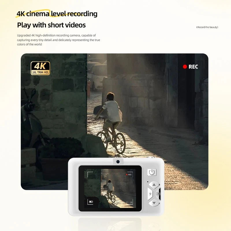 Digital Camera with 32GB Card 50MP 1080P 2.4” Screen 8X Zoom Anti-Shake