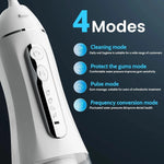 Cordless Water Flosser Dental Oral Irrigator Travel Teeth Cleaner Floss Pick WHT