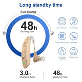 Rechargeable Digital Invisible Hearing Aids Sound Voice Amplifier Mini BTE