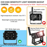 Wireless RV Backup Camera System 7'' 1080P HD Monitor Night Vision Waterproof