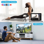 4K Vlogging Camcorder 48MP with HDMI Out — 18X Zoom