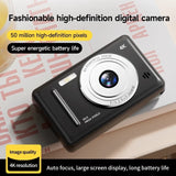 Digital Camera with 32GB Card 50MP 1080P 2.4” Screen 8X Zoom Anti-Shake