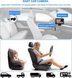 Baby Car Camera, 4.3" HD Night Vision Car Baby Monitor with Camera, Safety Seat