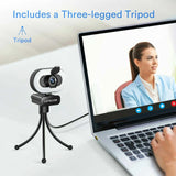 1080P Webcam HD USB PC Desktop Laptop Web Camera Microphone Video Record FHD OG