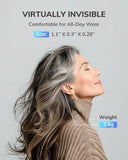 Pair Rechargeable Digital Invisible Hearing Aids Sound Voice Amplifier Mini BTE