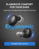 Rechargeable Digital Hearing Aids Invisible ITE Mini Sound Voice Amplifier Pair