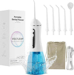 Cordless Water Flosser Dental Oral Irrigator Travel Teeth Cleaner Floss Pick WHT