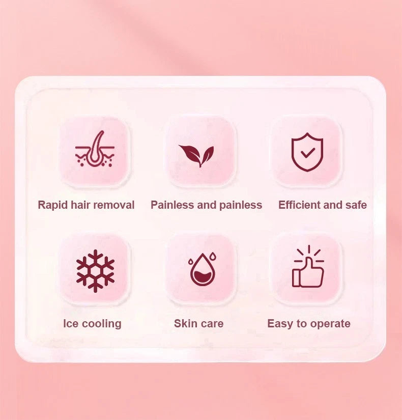 IPL Hair Removal Laser Permanent Body epilator Painless Device 999,999 Flashes