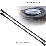 2-Pack Tire Mount and Demount Iron Tubeless Tire Removal Tool 39 in Black