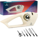 Knife Sharpener 5-Stage Adjustable Diamond Ceramic Steel for Chef Kitchen Knives