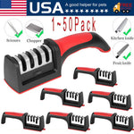 Knife Sharpener 5-Stage Adjustable Diamond Ceramic Steel for Chef Kitchen Knives