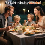 3300W Double Infrared Cooktop Built-In 12" Dual Burner Touch Control