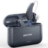 Pair Rechargeable Digital Invisible Hearing Aids Sound Voice Amplifier Mini BTE