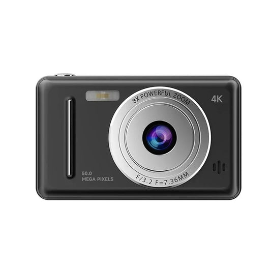Digital Camera 44MP 1080P with 16X Zoom — Black