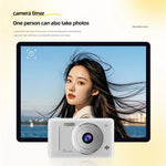 Digital Camera with 32GB Card 50MP 1080P 2.4” Screen 8X Zoom Anti-Shake