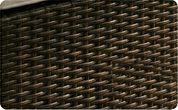 Woven wicker texture detail